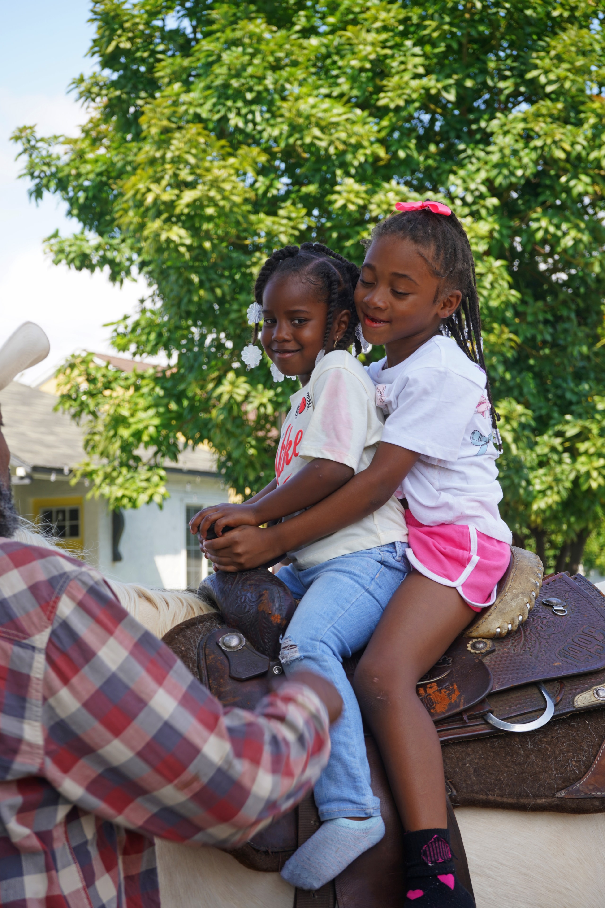 Boy on horse ride at Compton Field Day